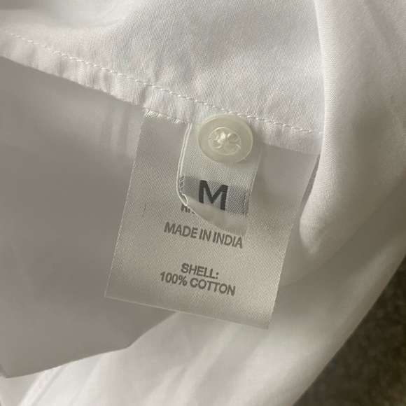 Area NYC Long Sleeve Button Up Pleated Crystal Shirt - Picture 11 of 11